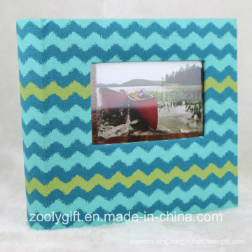 200 Photos Design Fabric Photo Album with Windows